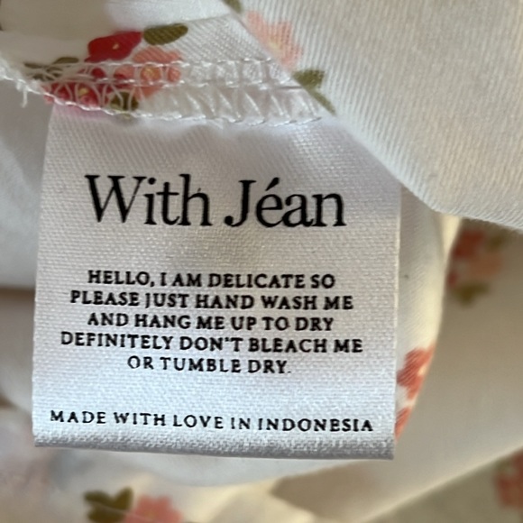 NWT With Jean Floral Mini Dress Size XL - Picture 10 of 10